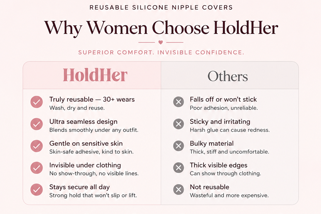 Reusable Silicone Nipple Covers • Extra Coverage