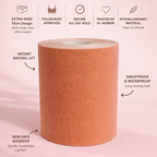 Benefits of extra-wide boob tape 10cm designed for fuller bust support